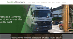 Desktop Screenshot of barritts-removals.com