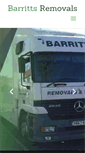 Mobile Screenshot of barritts-removals.com